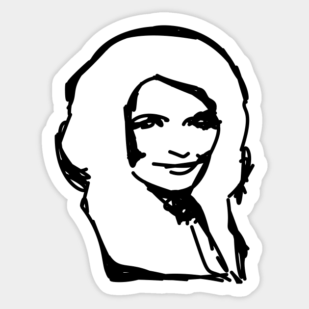 Loretta Lynn Sticker by Sobalvarro